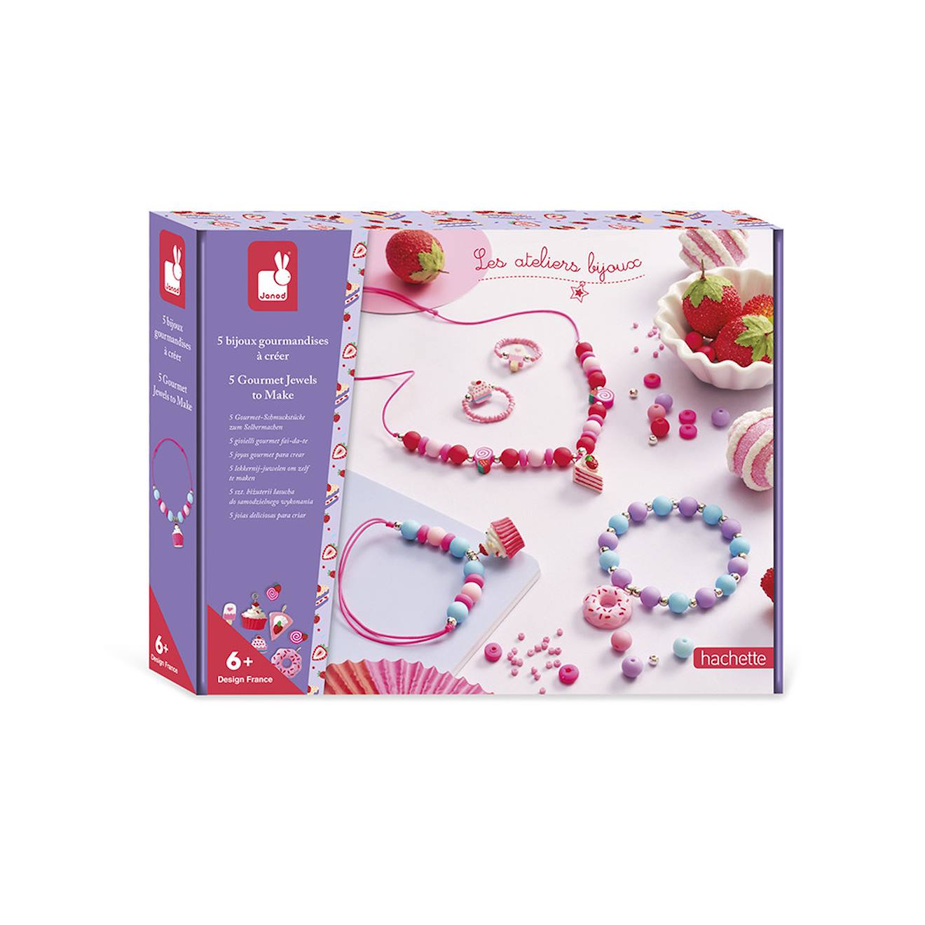 5 bijoux gourmandises à créer violet