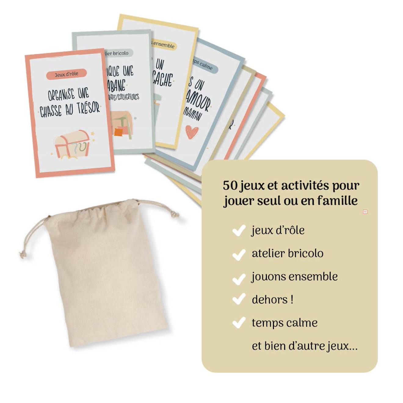 50 jeux anti-ennui multicolore