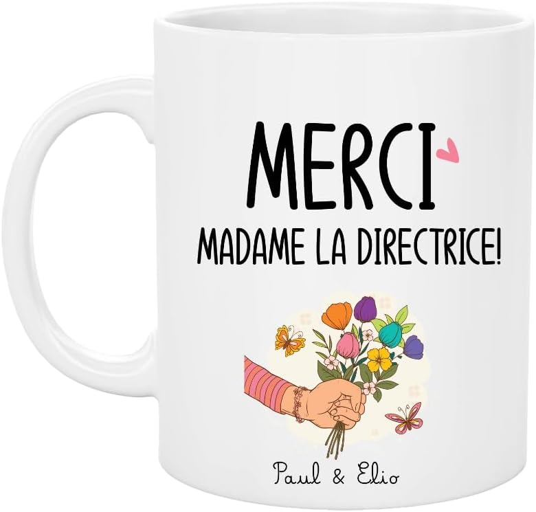 Mug « Merci Madame la Directrice » perso (variante)