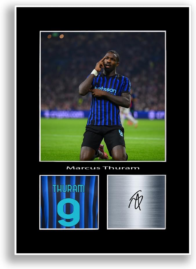 Poster dédicacé Marcus Thuram