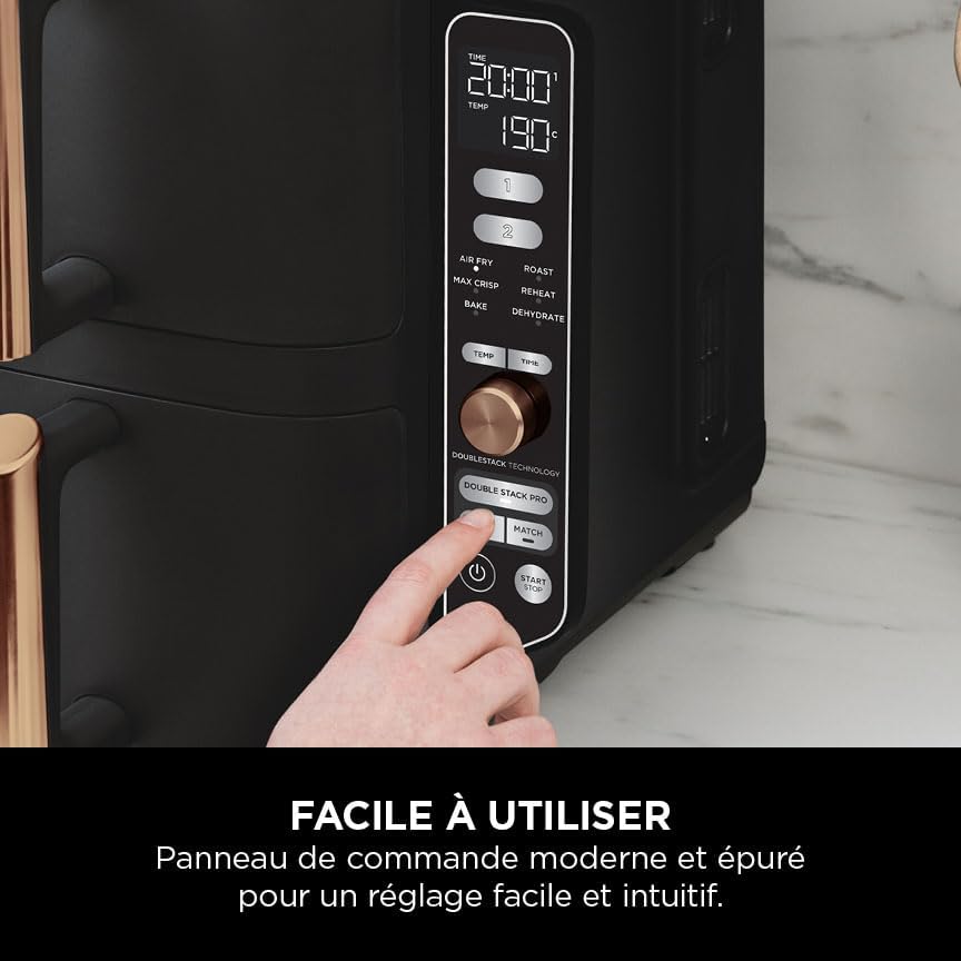 NINJA Double Stack XL Air Fryer 2 - La friteuse électrique double étage