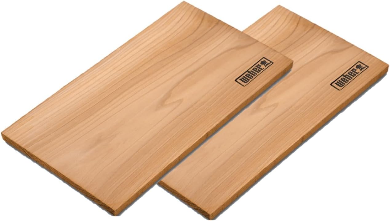 Planches de cèdre Weber pour fumage barbecue