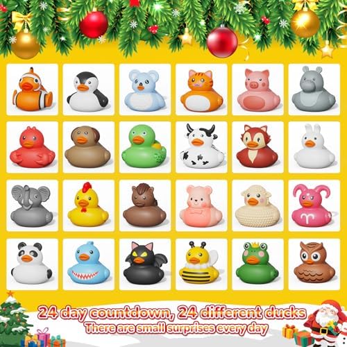 Calendrier de l'Avent Grarain canards de bain
