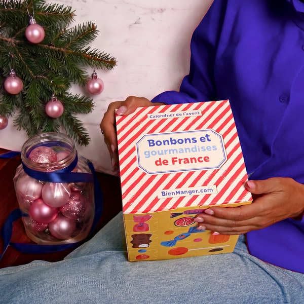 Cube calendrier de l'Avent Bonbons et Gourmandises de France BienManger