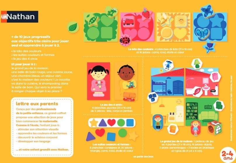 Jeu éducatif En route vers la maternelle dès 2 ans – Nathan