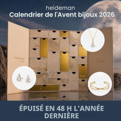 Calendrier de l'Avent Heideman 2026 ouvert avec ses 24 portes