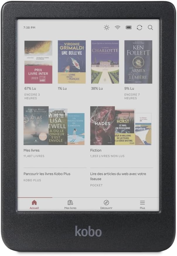 Kobo Clara Colour, liseuse écran couleur
