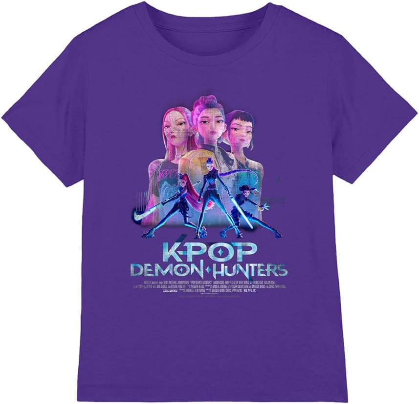 T-shirt KPop Demon Hunters — HUNTR/X (modèle 1)