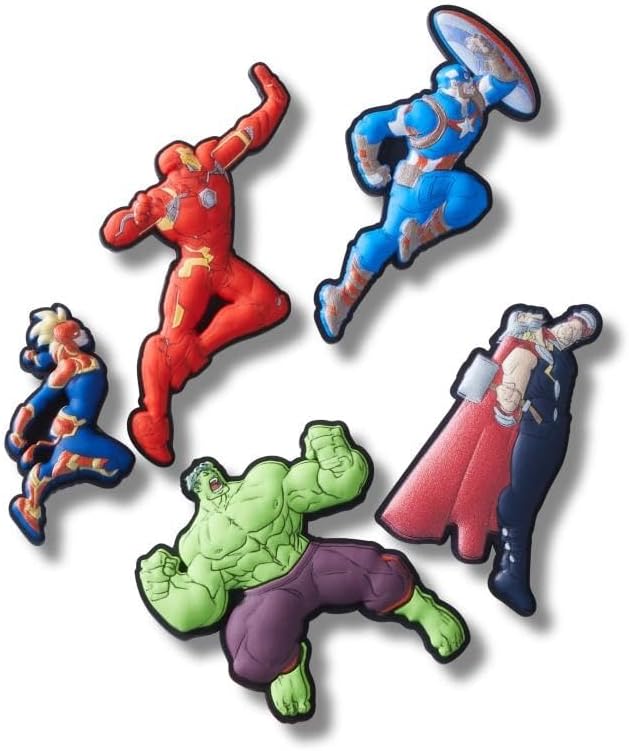 Crocs Jibbitz Marvel Avengers — lot de 5