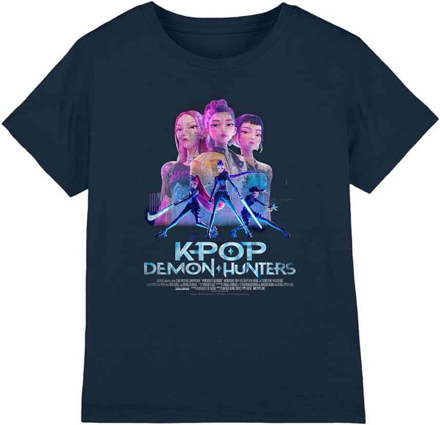 T-shirt KPop Demon Hunters — HUNTR/X (modèle 2)