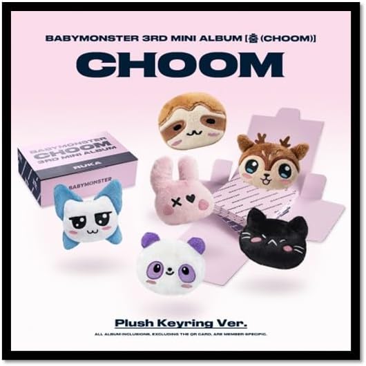 BABYMONSTER — CHOOM, 3e Mini Album (Peluche porte-clés, Ahyeon Ver.)