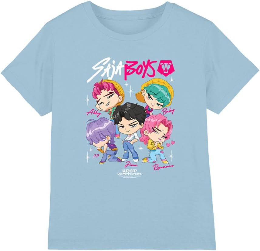 T-shirt enfant KPop Demon Hunters — Saja Boys Chibi