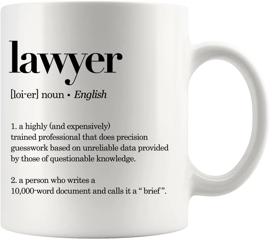 Mug « Lawyer Definition » avocat (Panvola)