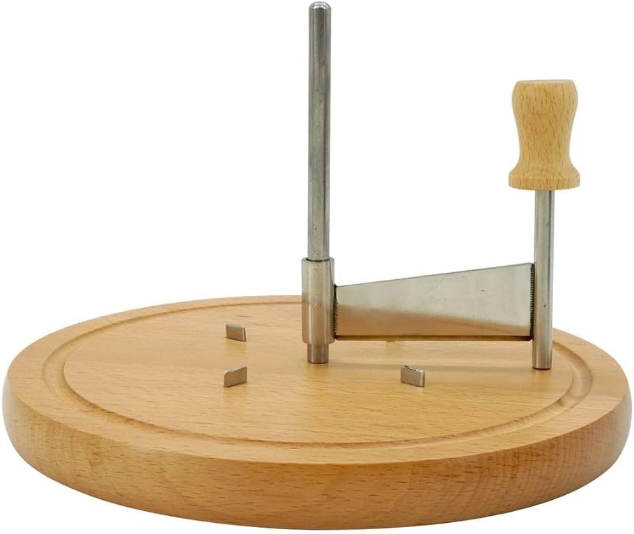 Girolle à fromage avec plateau en bois tête de moine
