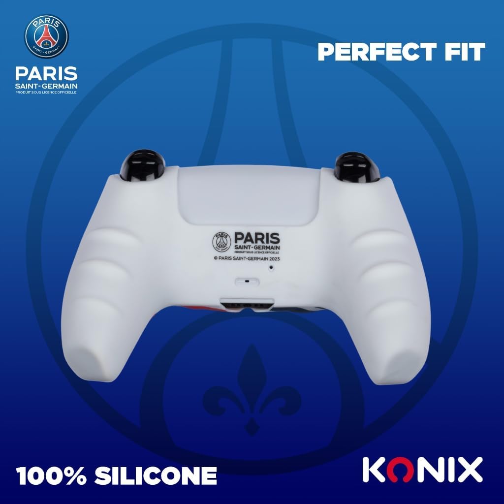 Coque de protection pour manette PS5 DualSense Konix PSG Paris Saint-Germain