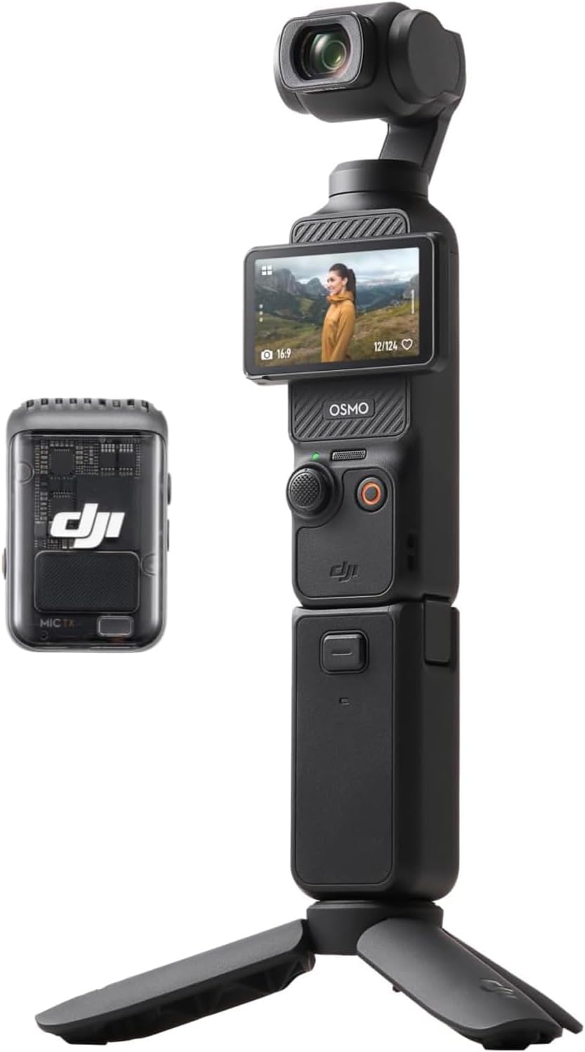 DJI Osmo Pocket 3 - La mini caméra stabilisée 4K pour des vidéos ultra fluides