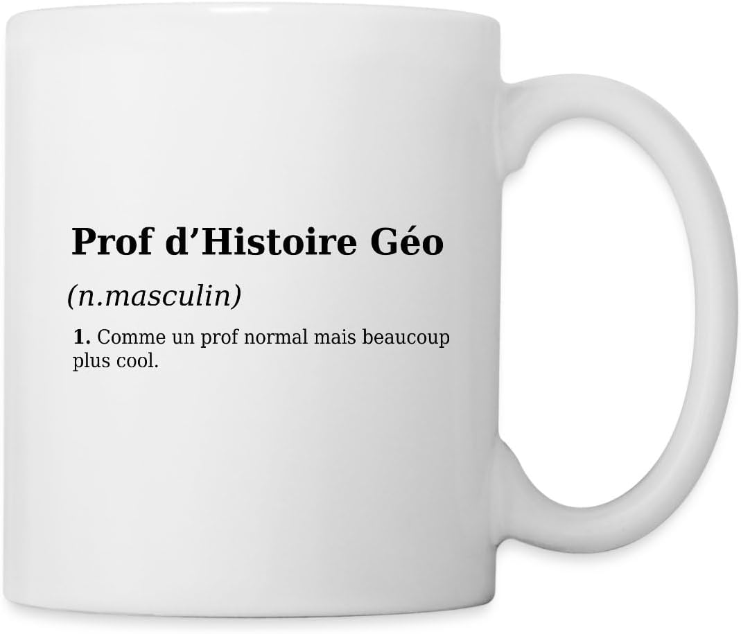 Mug « Prof d'Histoire-Géo »