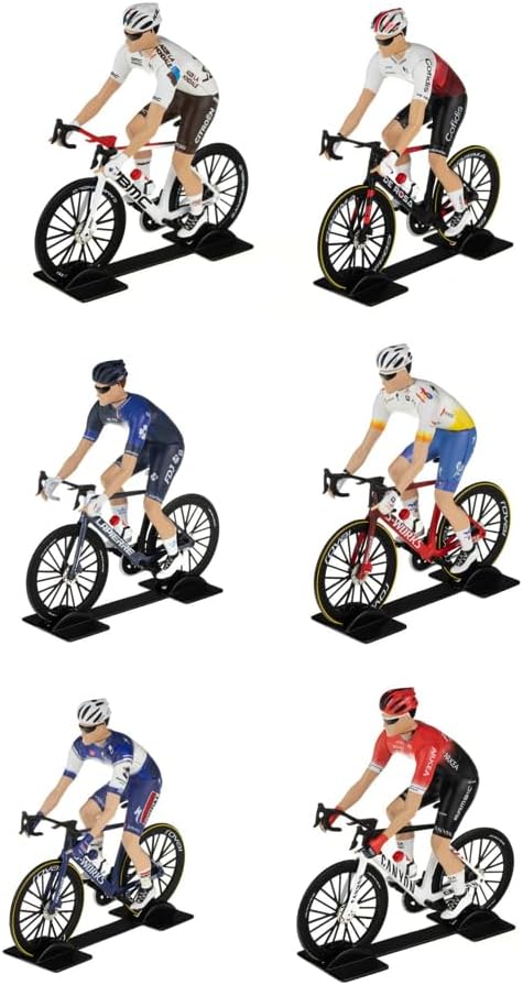 Lot de 6 figurines coureurs cyclistes 1/18 (collector)