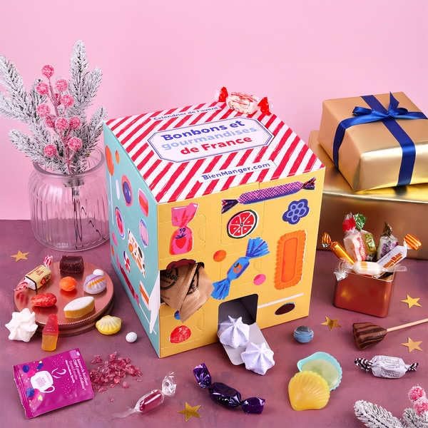 Calendrier de l'Avent Bonbons et Gourmandises de France BienManger.com