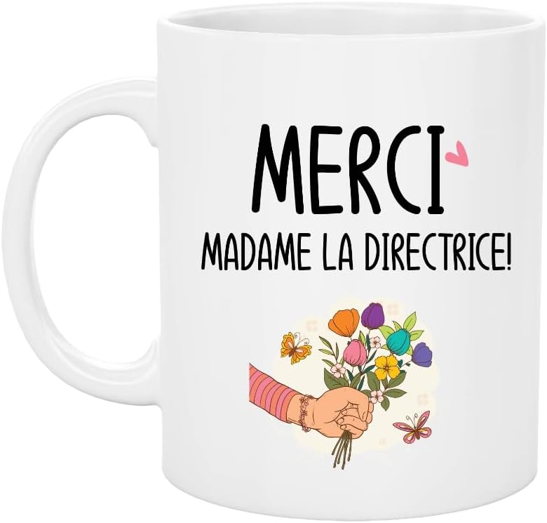 Mug « Merci Madame la Directrice » illustration