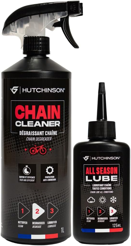 Hutchinson, dégraissant chaîne 1 L + lubrifiant