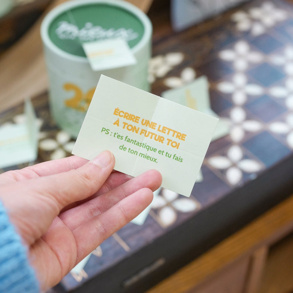 Cartes d'expériences à vivre pendant la vingtaine