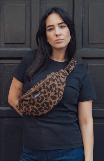 Sac banane femme léopard