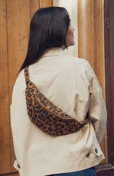 Sac banane femme léopard