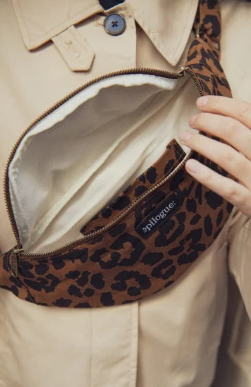 Sac banane femme léopard