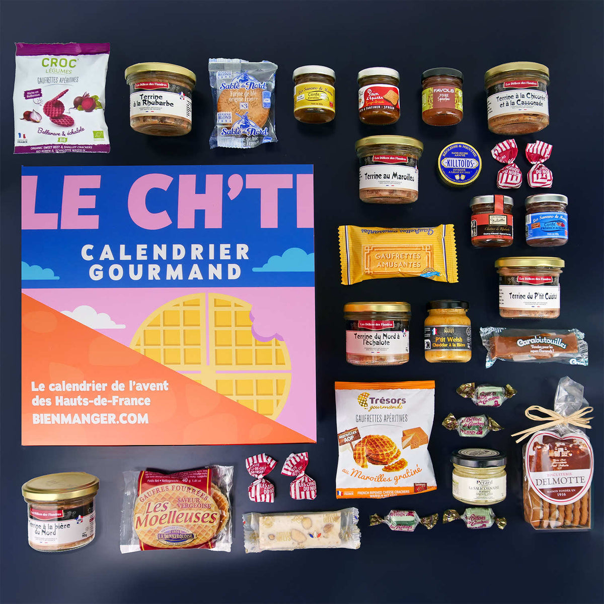 Calendrier de l'Avent Le Ch'ti Calendrier Gourmand BienManger