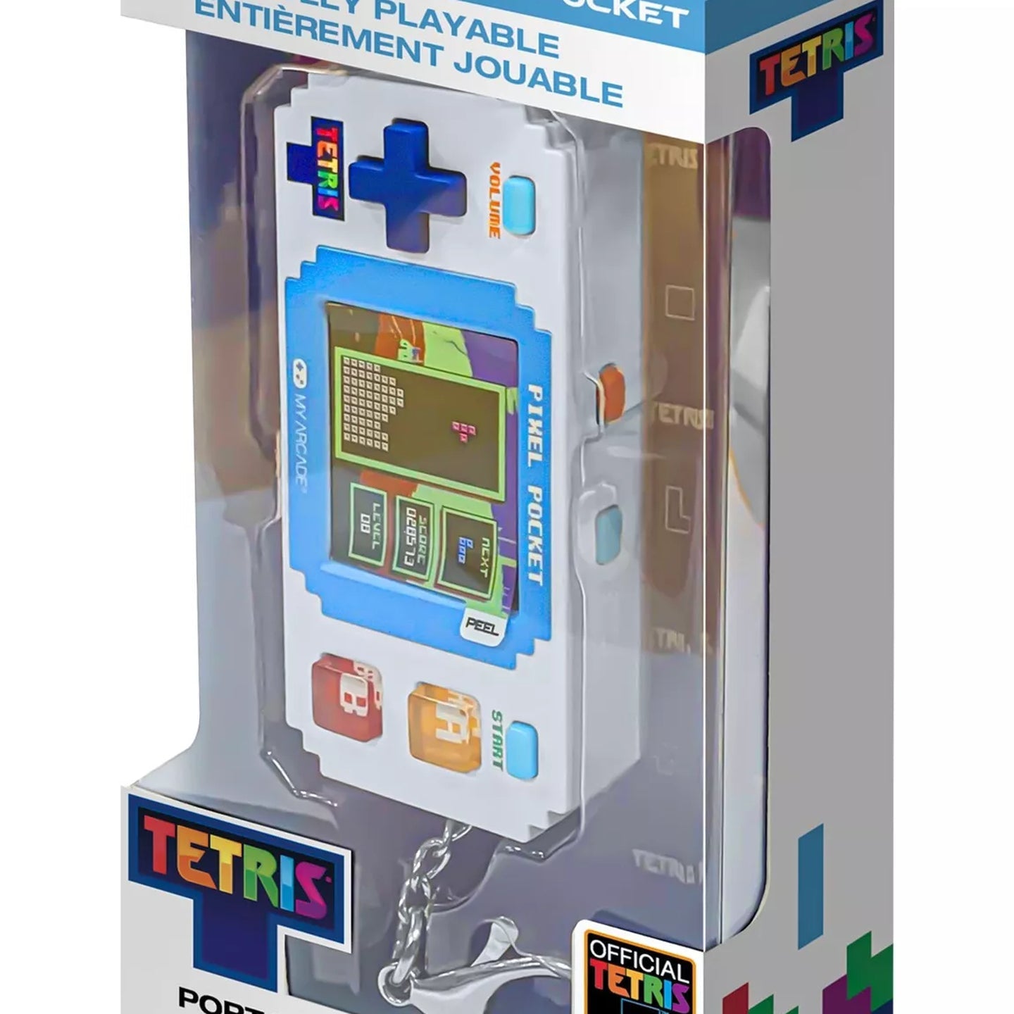 Console Tetris compacte format porte-clé