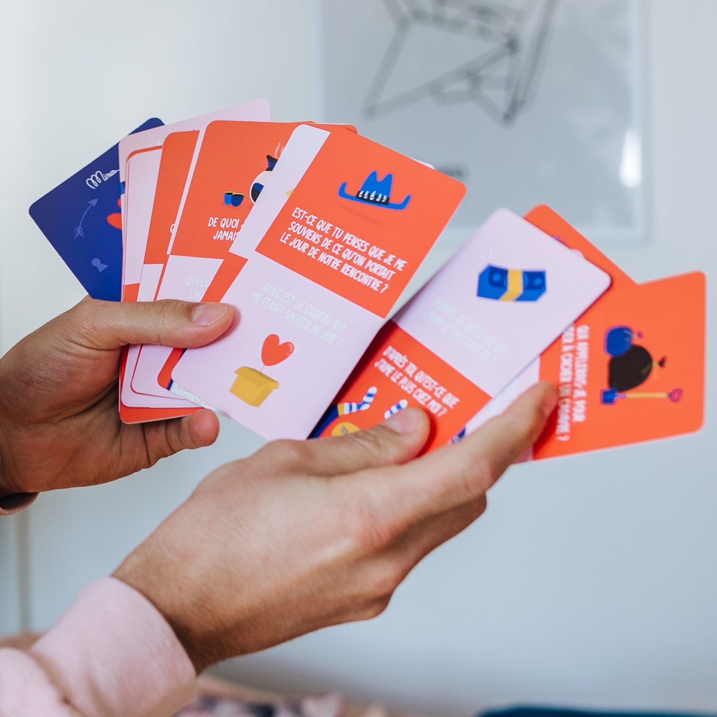 Cartes du jeu couple de toi à moi spécial amoureux