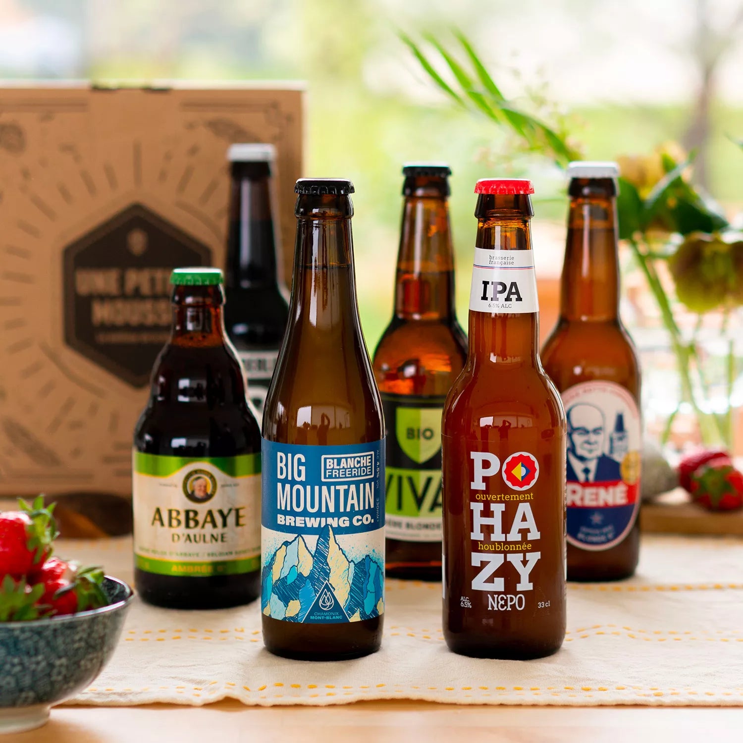 Box mensuelle bières - Une Petite Mousse