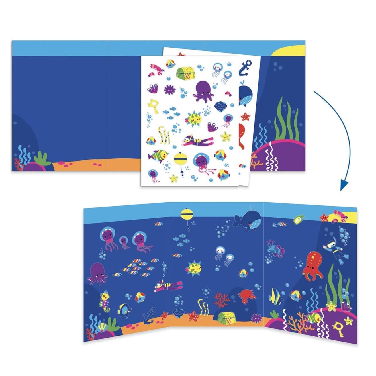 6 activités créatives - la mer et ses plaisirs multicolore