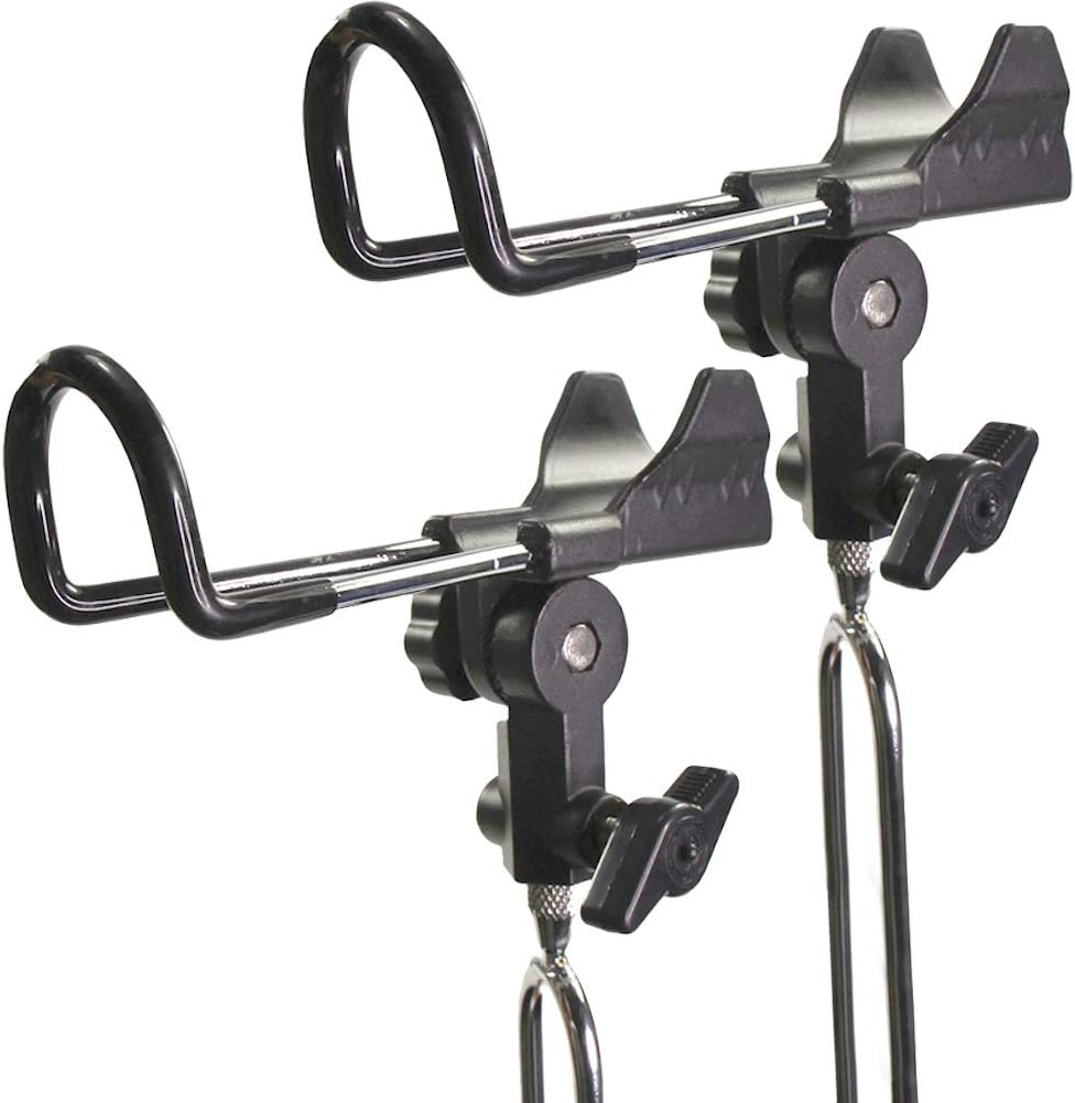 Support de canne à pêche inox réglable 360° lot de 2
