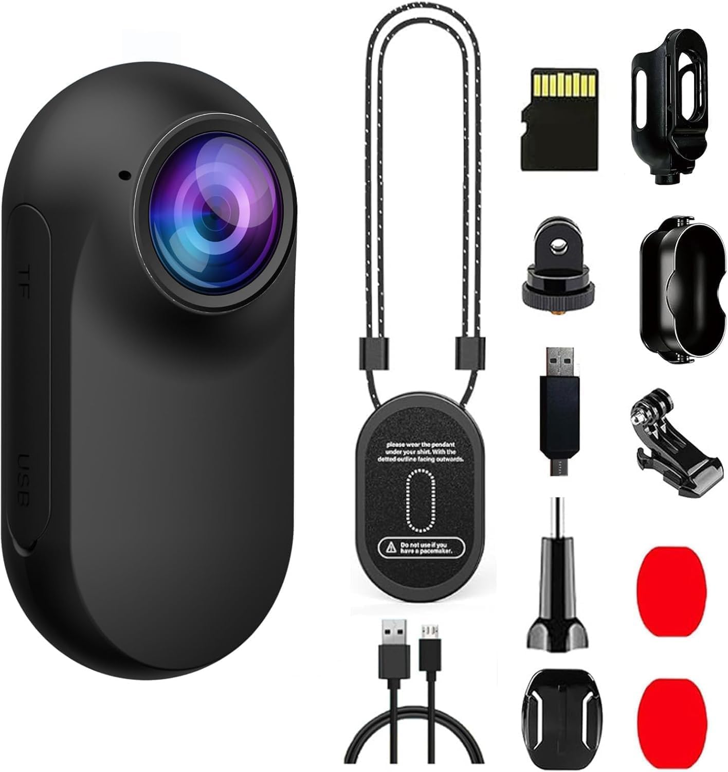 Mini caméra embarquée POV magnétique pour moto