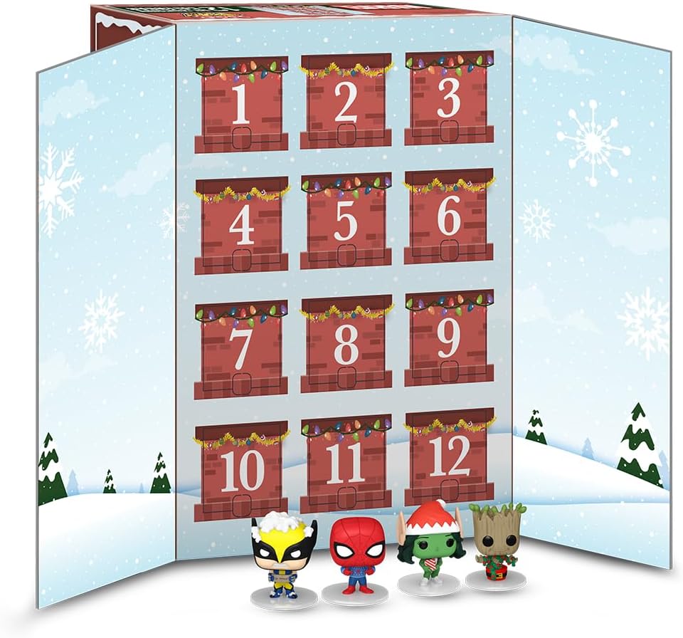 Calendrier de l'Avent Funko Pocket Pop! Marvel 2024 – 12 jours