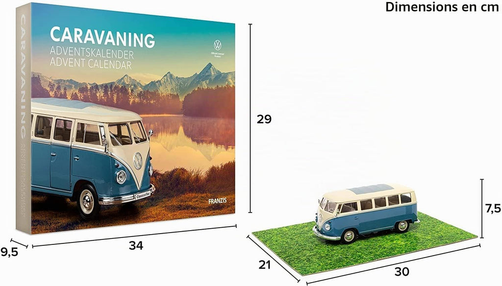 Calendrier de l'Avent Franzis Caravaning VW Bulli T1