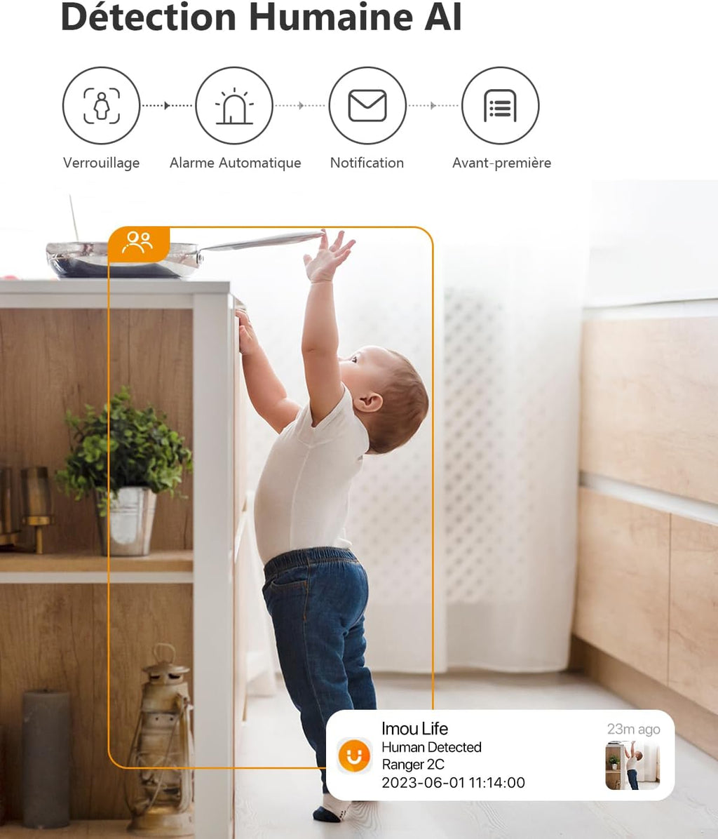 Imou 2K (3MP) : la caméra de surveillance intérieure ultra-complète à petit prix 🎥🏠