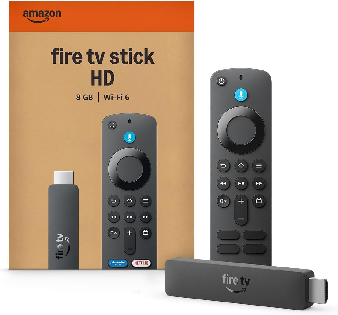 Passerelle Fire TV Stick HD avec télécommande Alexa