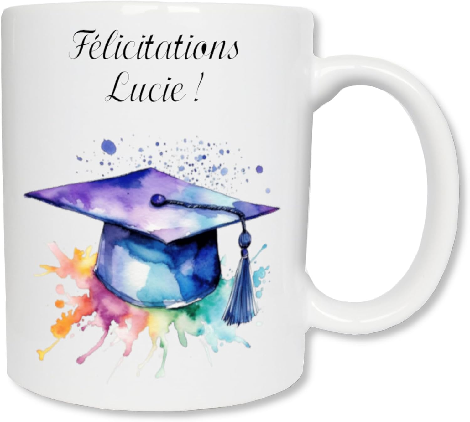 Mug personnalisé remise de diplôme bachelier/bachelière