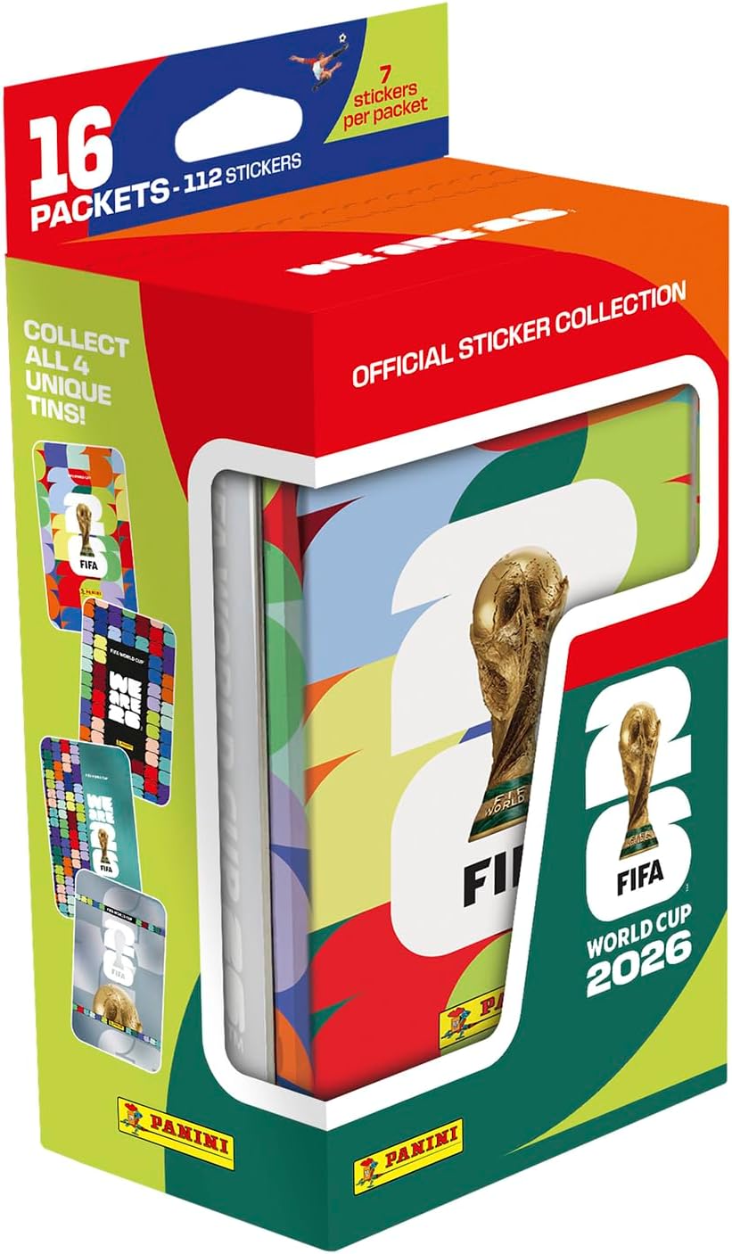 Boîte métal collector stickers Panini 2026