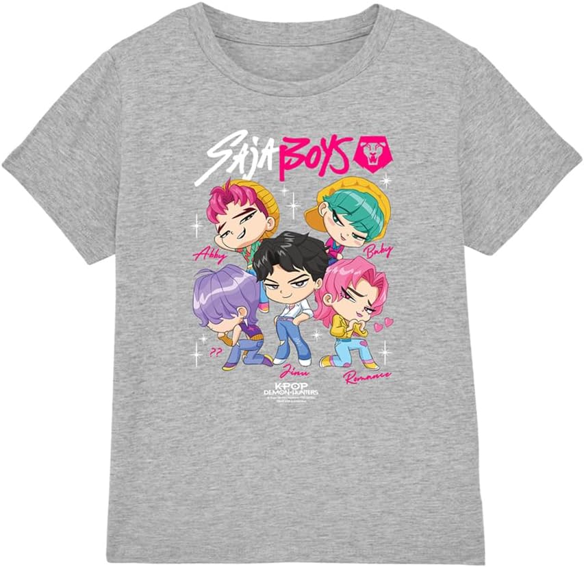 T-shirt KPop Demon Hunters — Saja Boys Chibi