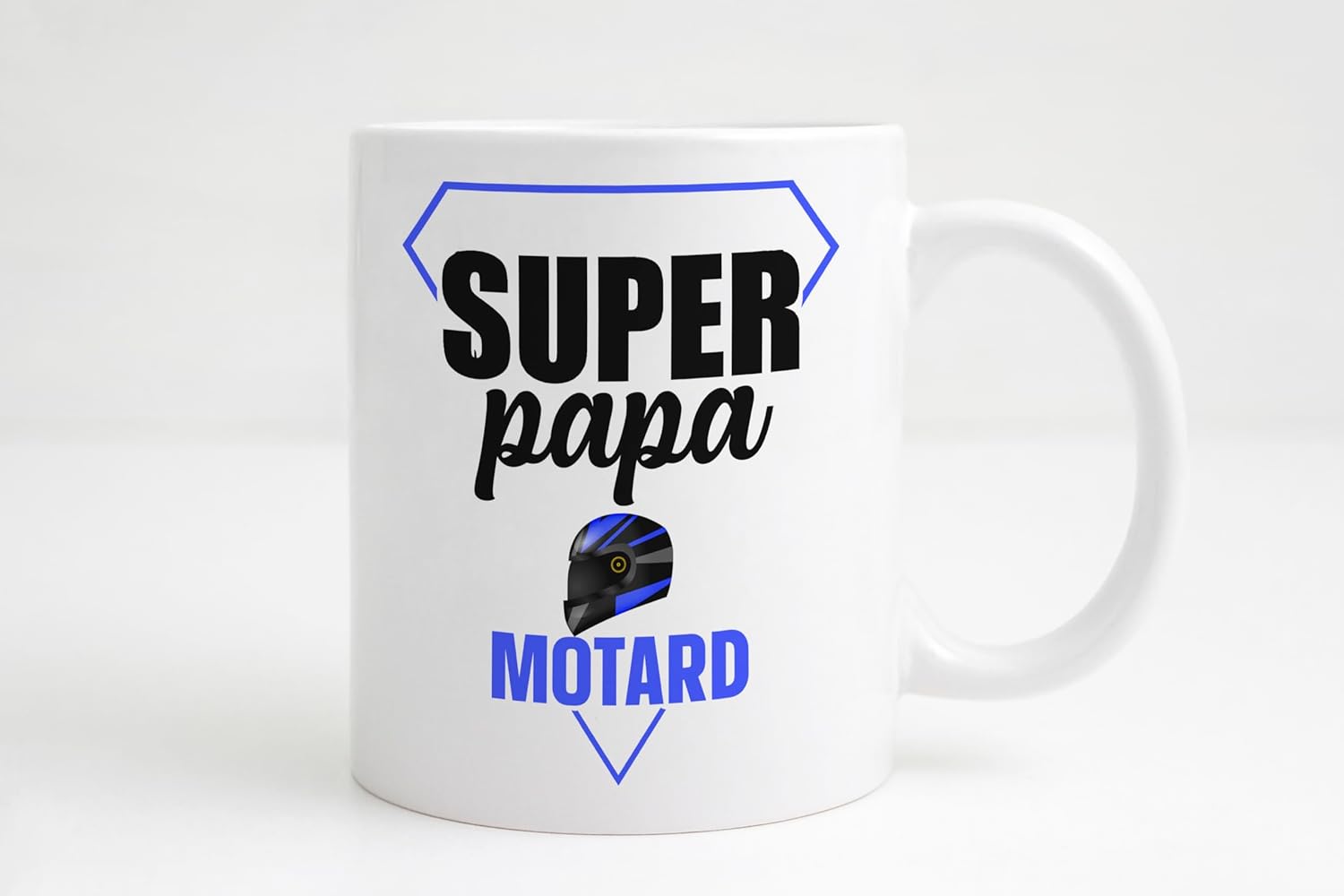 Mug Super Papa Motard humour