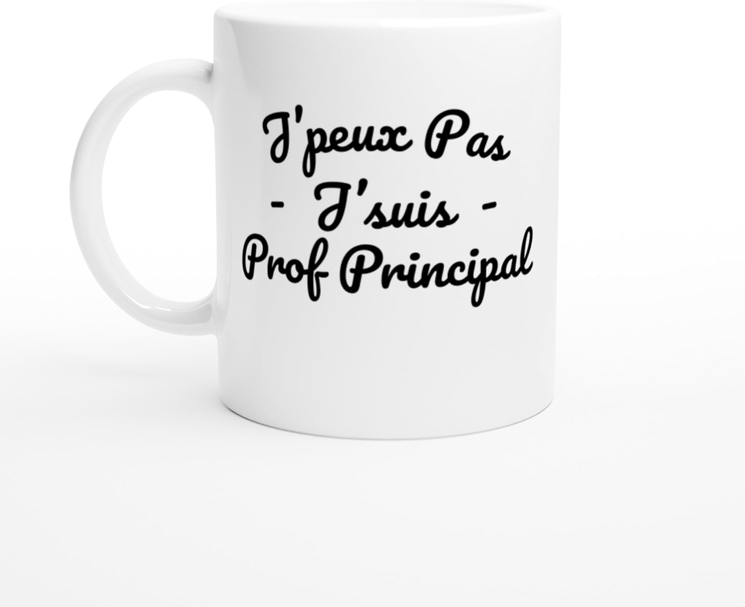 Mug humour « J'peux pas j'suis prof principal »
