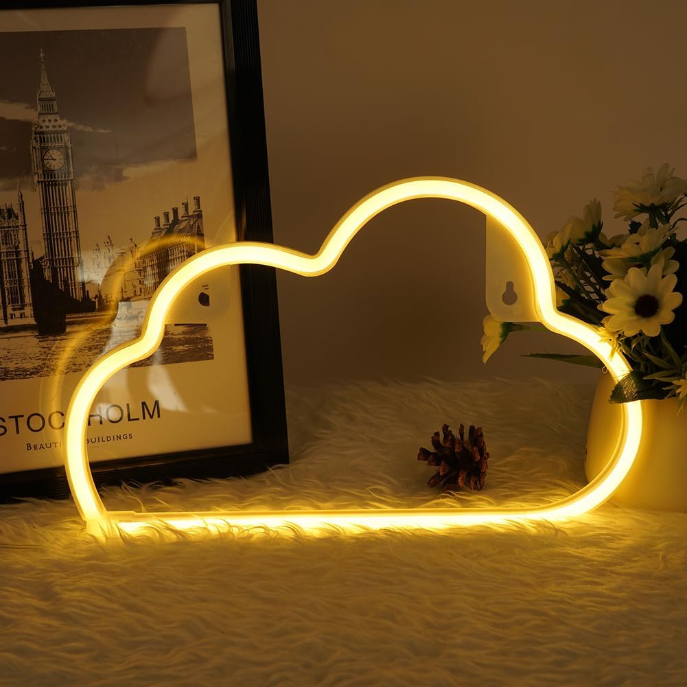 Lampe néon LED en forme de nuage - AOOTE