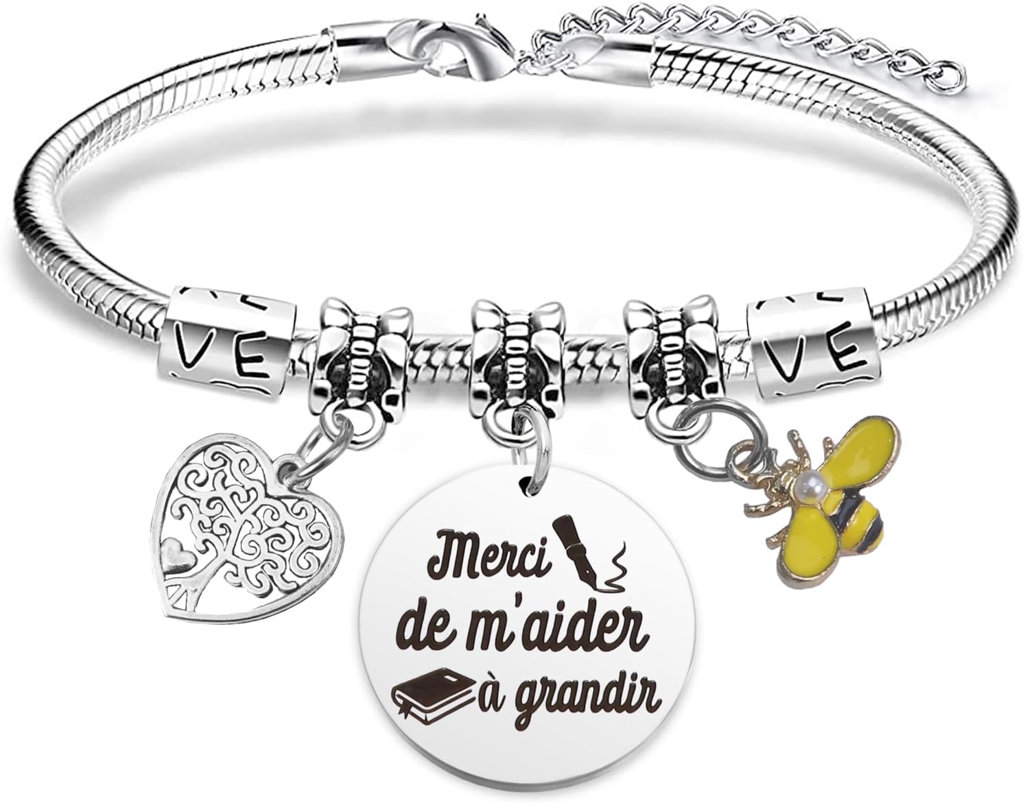 Bracelet Maîtresse / ATSEM à message
