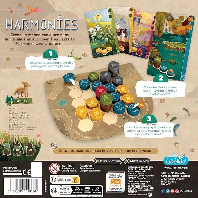 Harmonies : le jeu de société qui vous envoie dans la nature