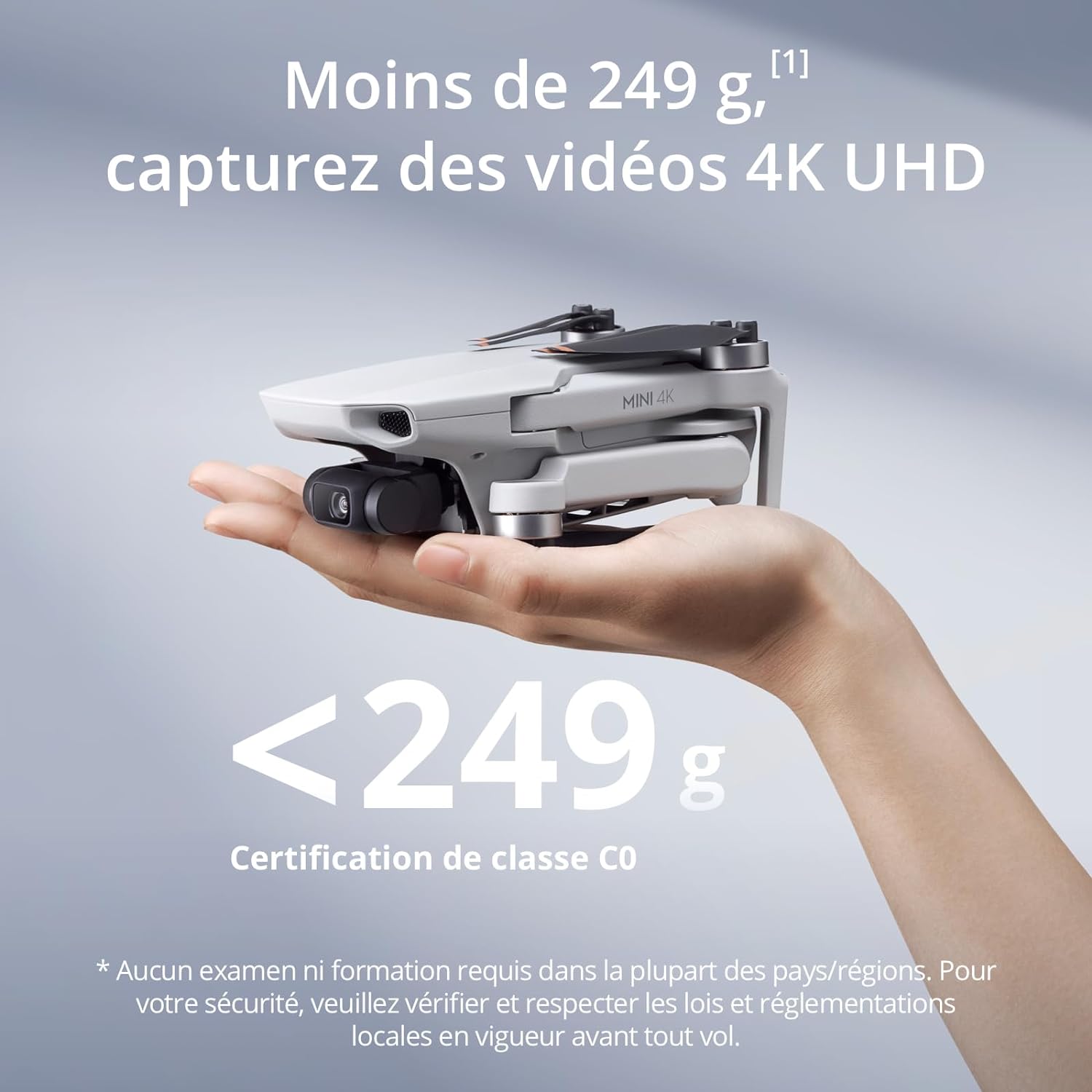DJI Mini 4K (Bundle 62 min) : Le drone parfait pour débuter
