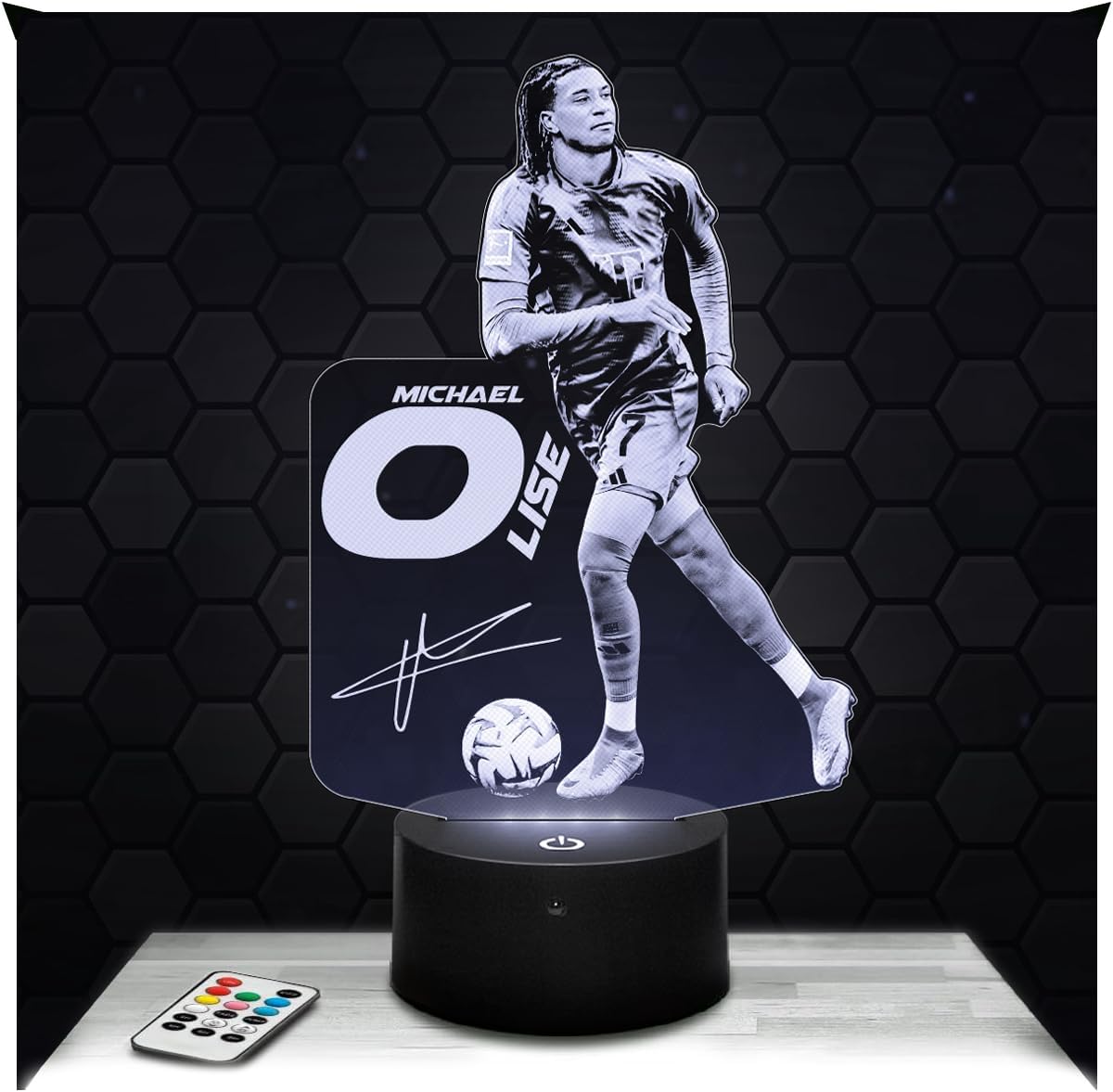 Lampe 3D Michael Olise (déco LED)